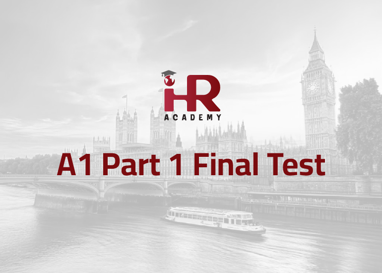 A1-1 Final test